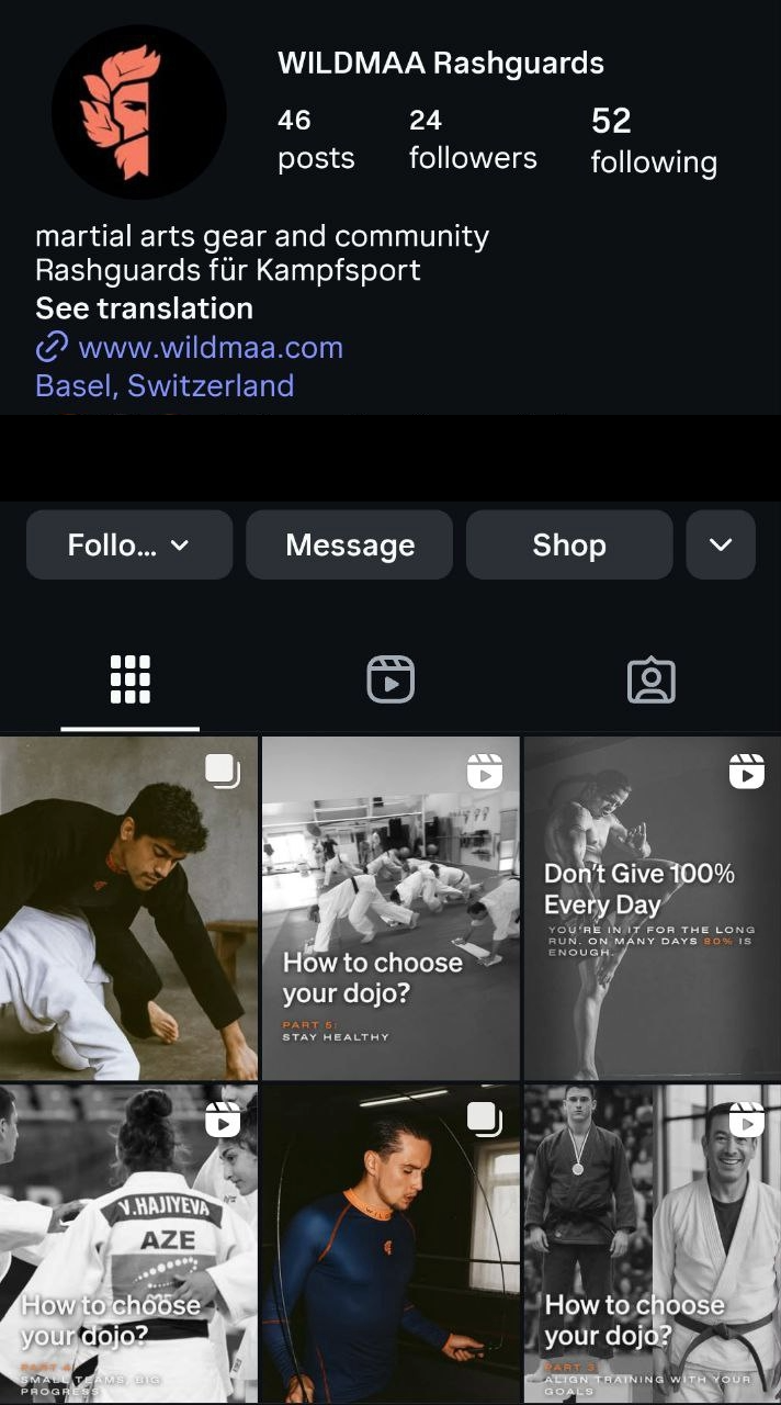 Instagram Screen